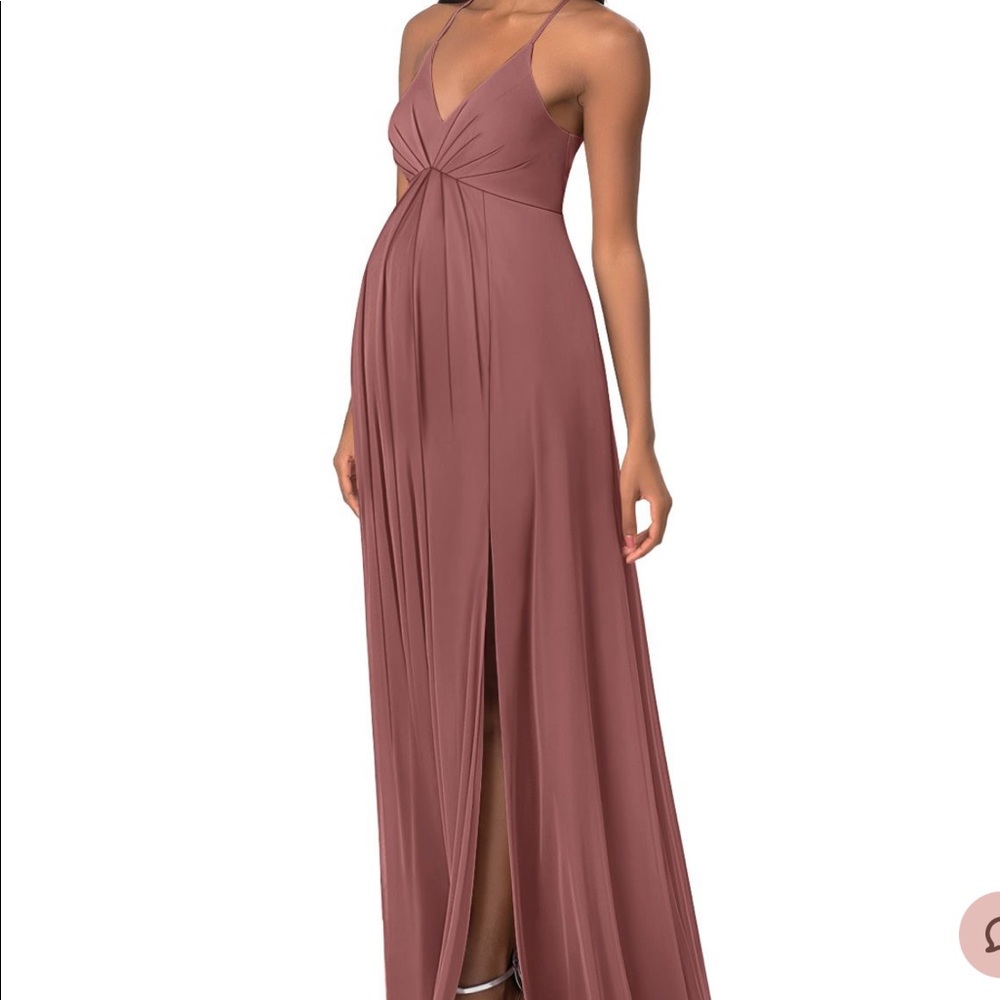 Azazie maternity bridesmaid dress